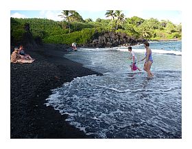 Black Sand Beach Maui